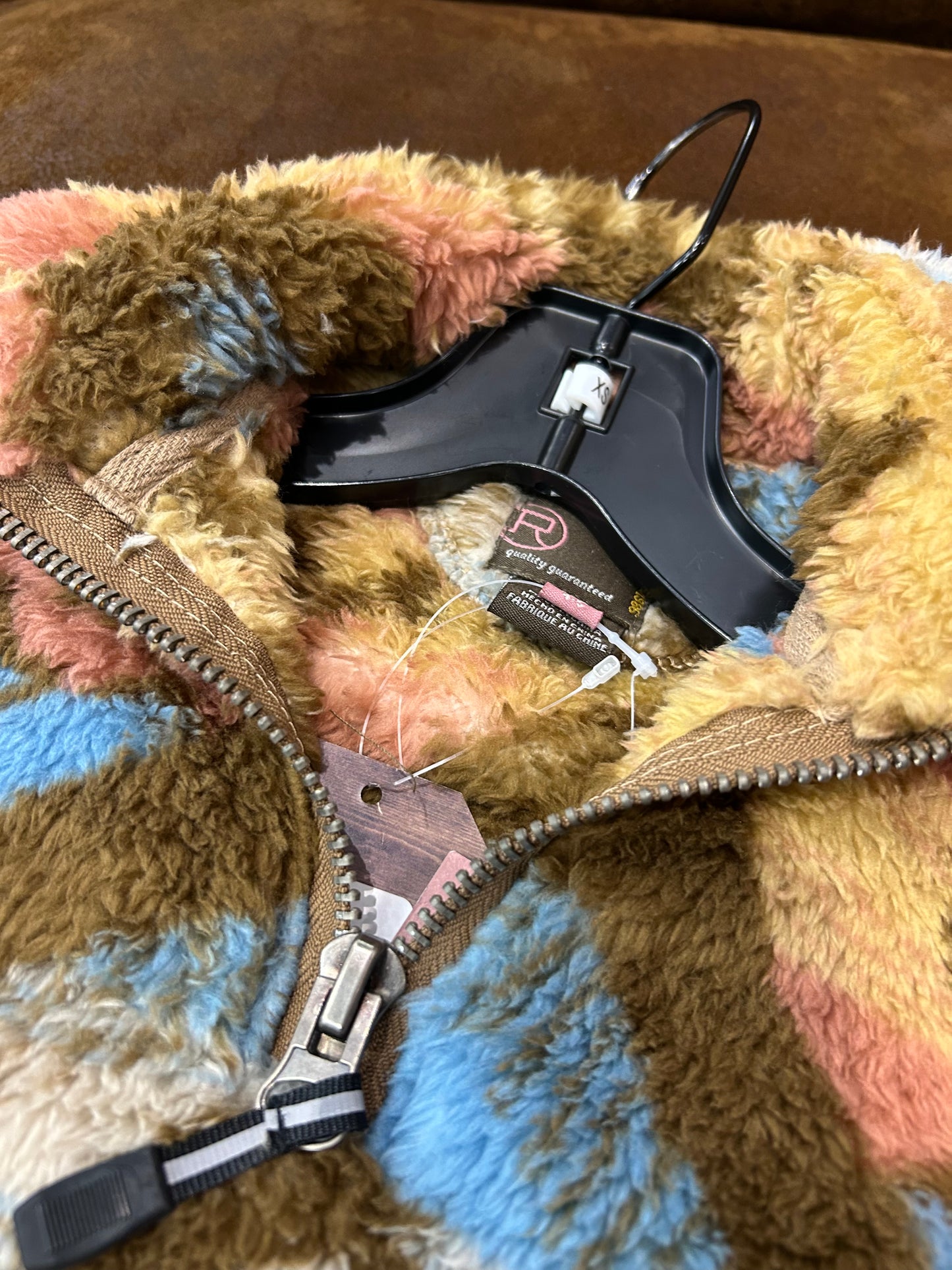 Roper Brown Aztec Print Jacket Girls