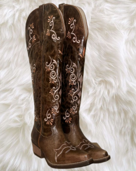 Honey Cherry – Women’s Tall Western Boots