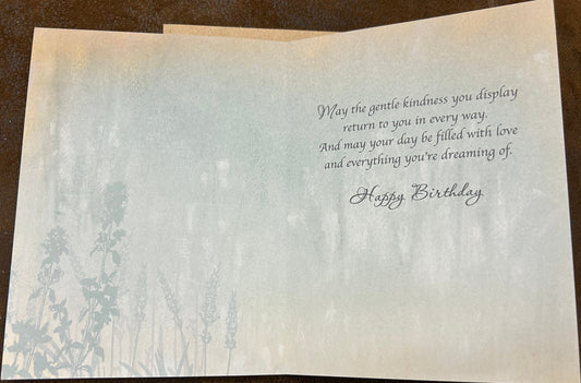 "Just for you" Happy Birthday Greeting Card