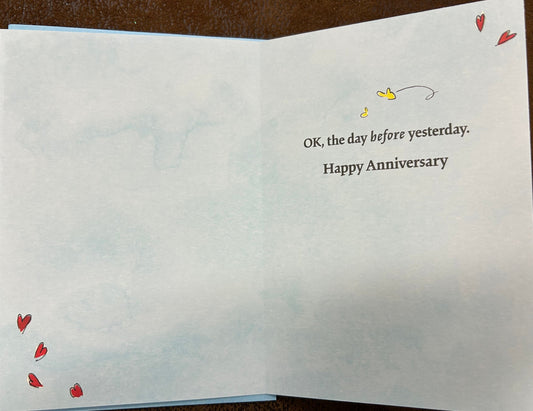 Seems like only yesterday-Greeting card