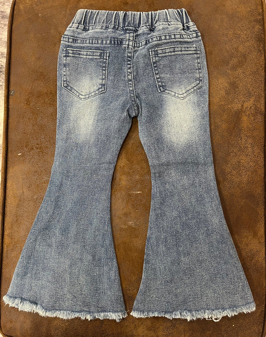 Girl Jean "Pearl Denim Flares"