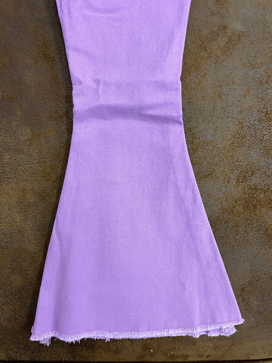 Girl Jean "Purple Denim Flares"
