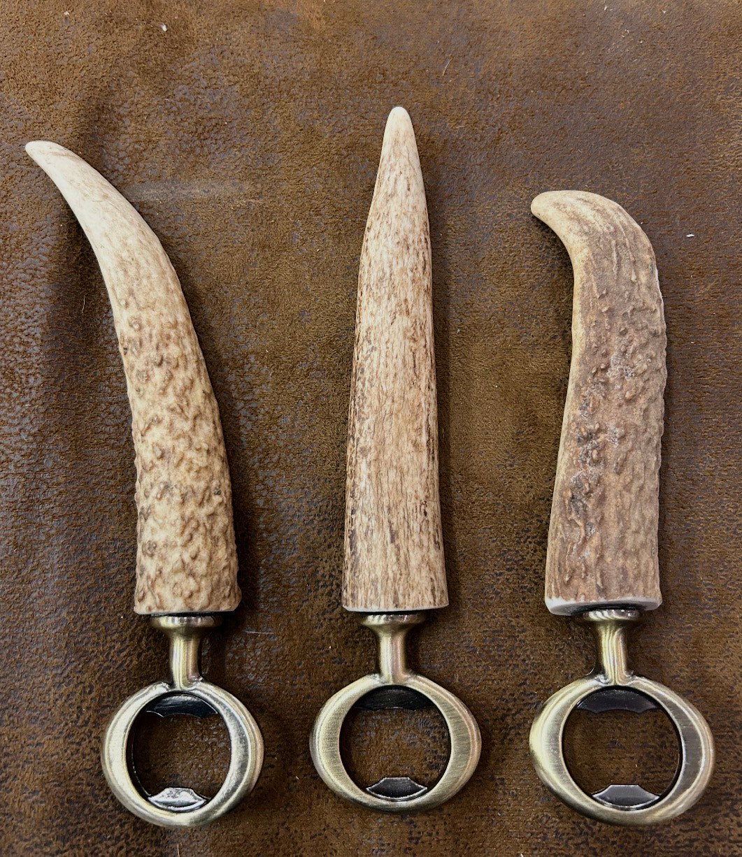 Rustic Antler Bottle Opener