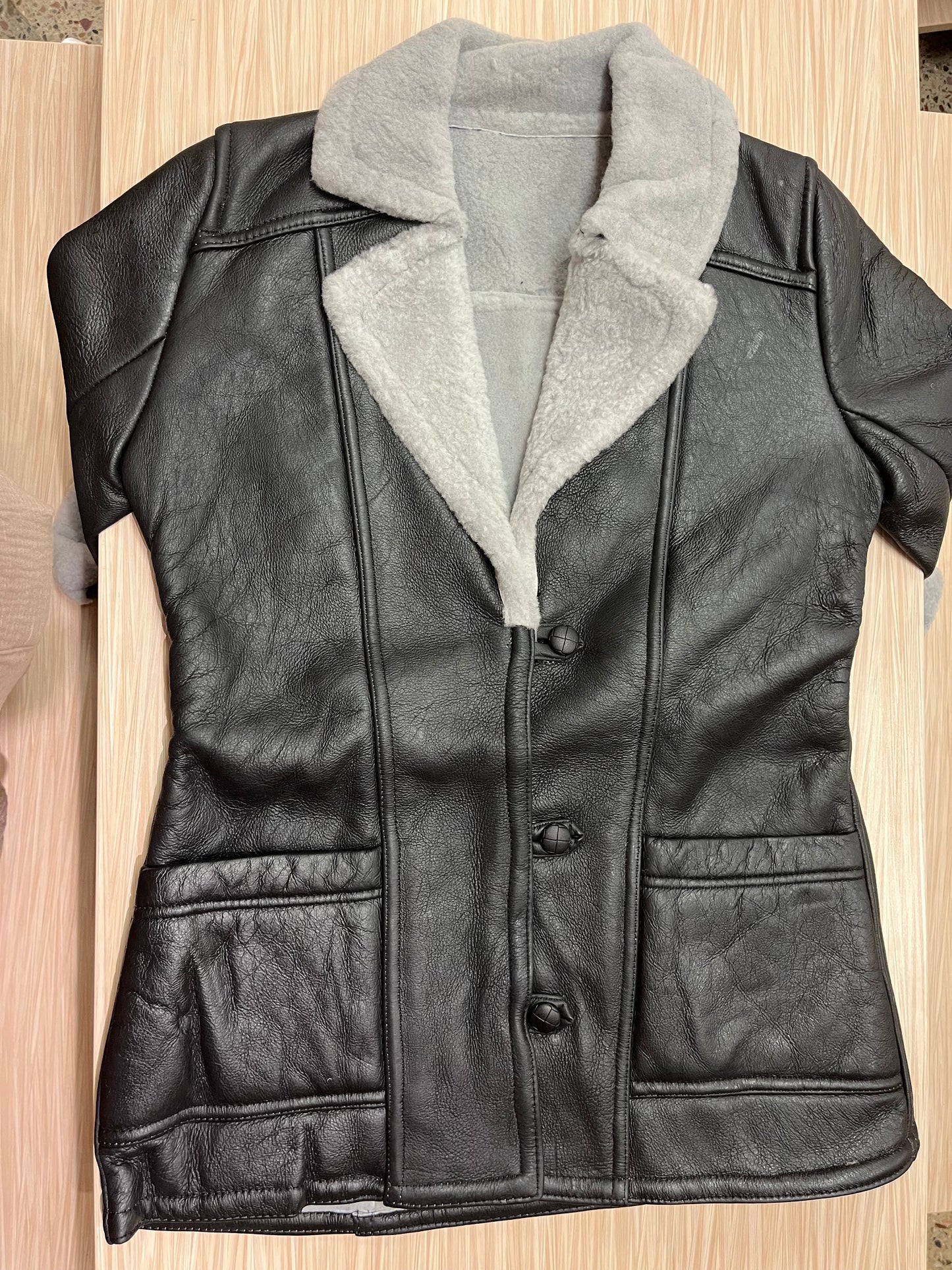 Grey Shearling