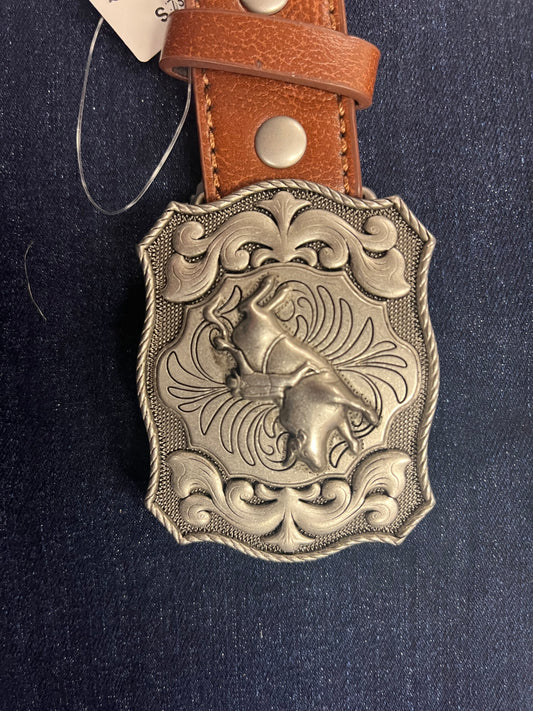 Arena Ace Boys Belt with Center V Stitch