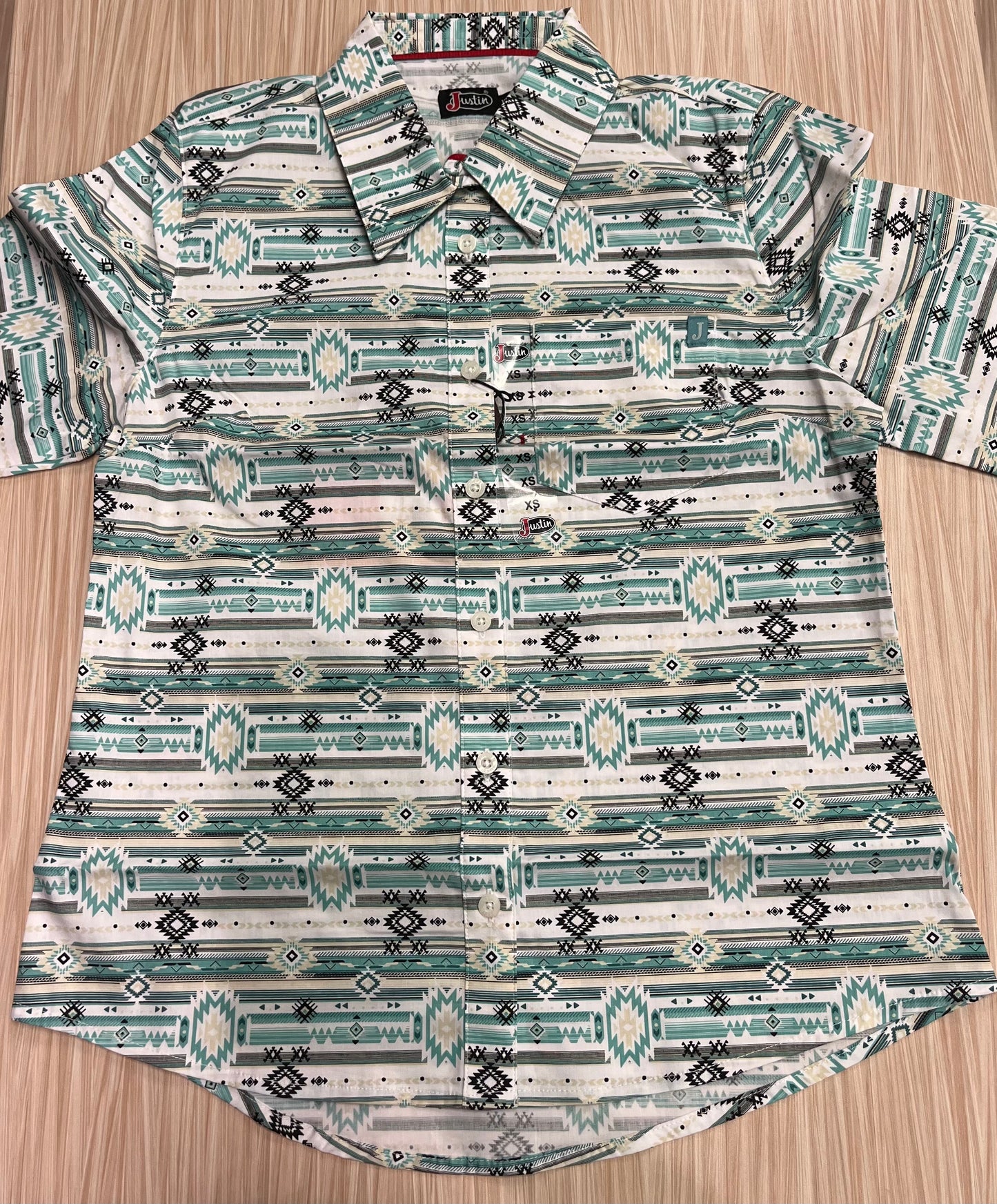 Justin Ladies Button Down Shirt