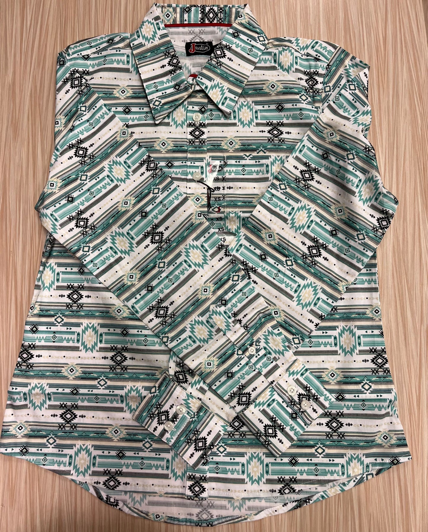 Justin Ladies Button Down Shirt
