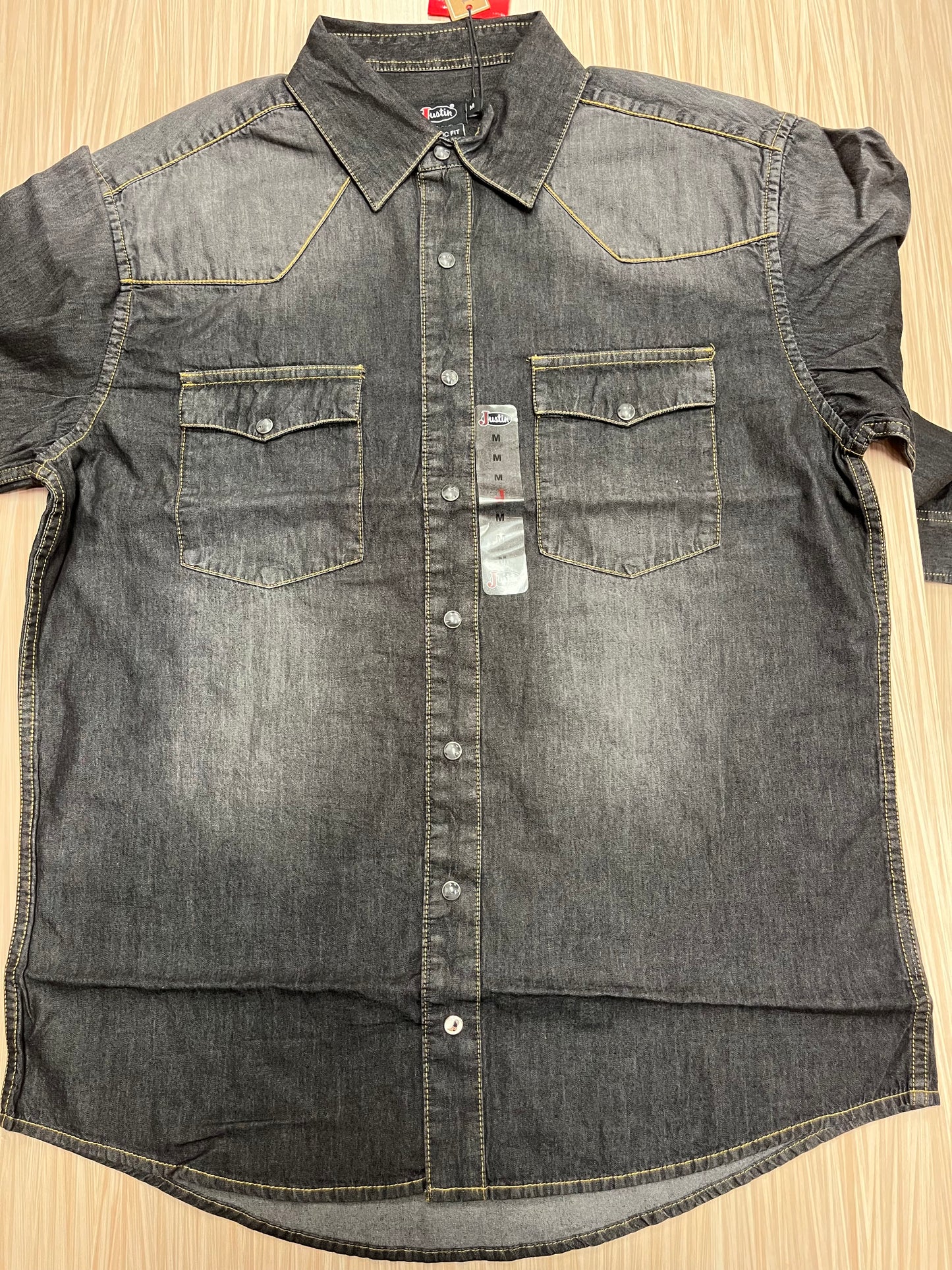 Justin Long Sleeve Snap Down Shirt