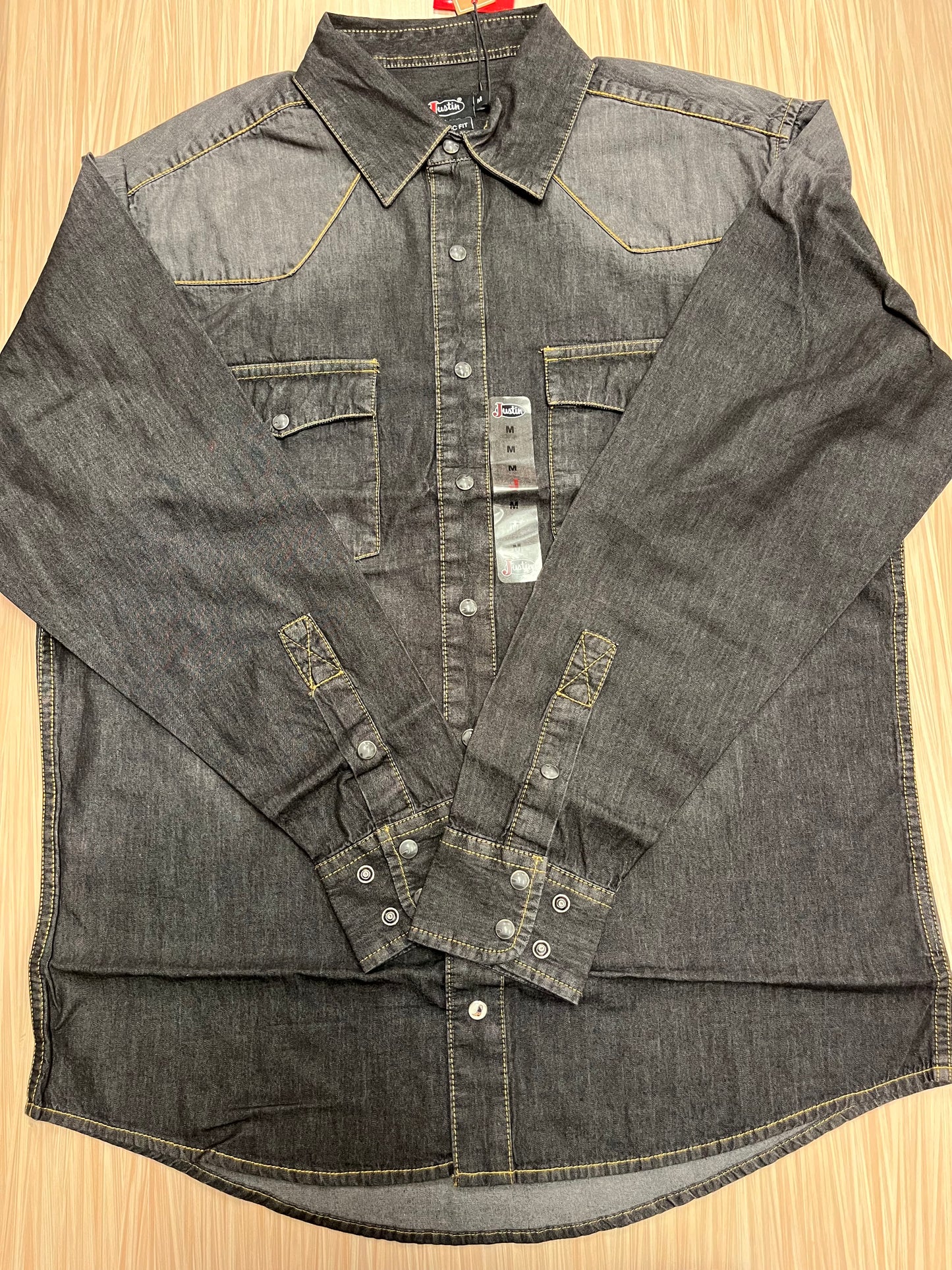 Justin Long Sleeve Snap Down Shirt