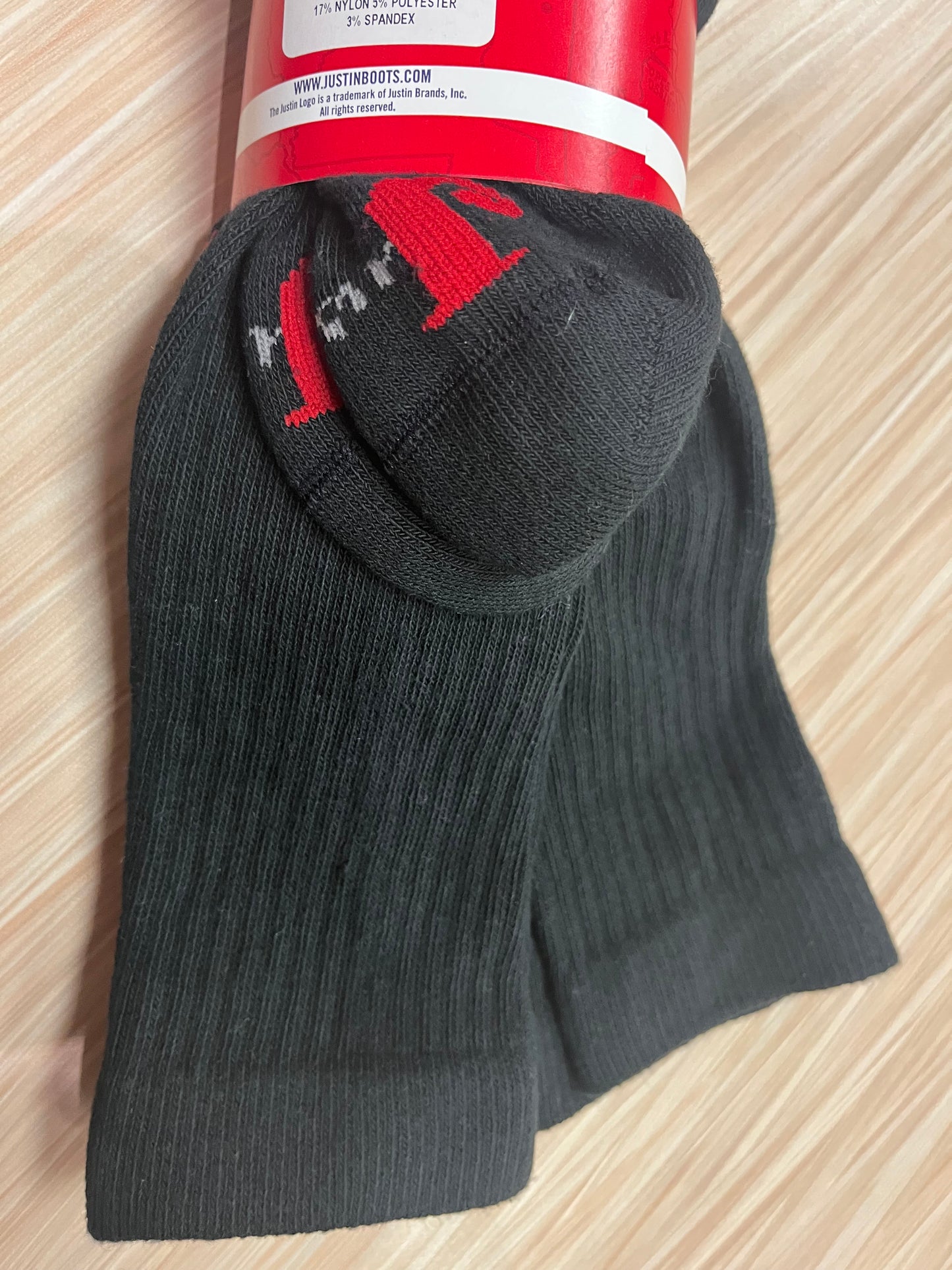 Justin Cotton Half Cushion Socks