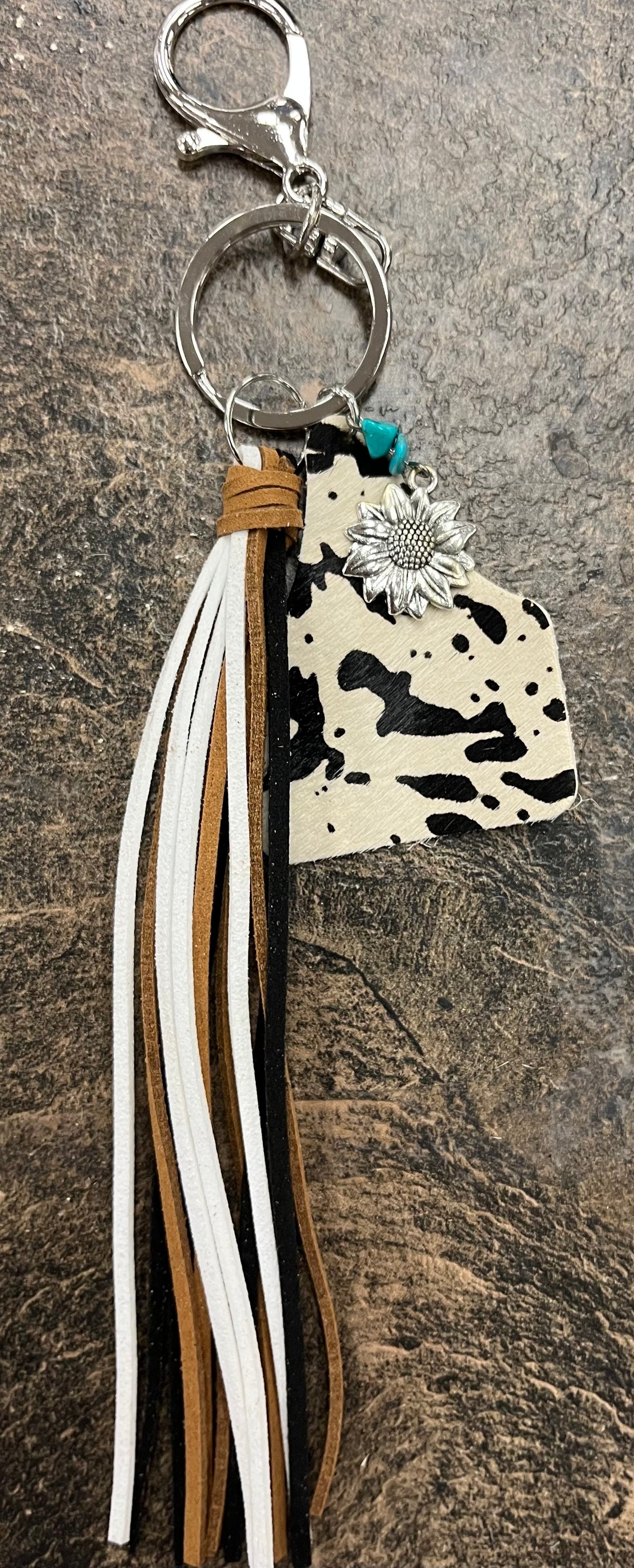 Keychain Western Style Geometric