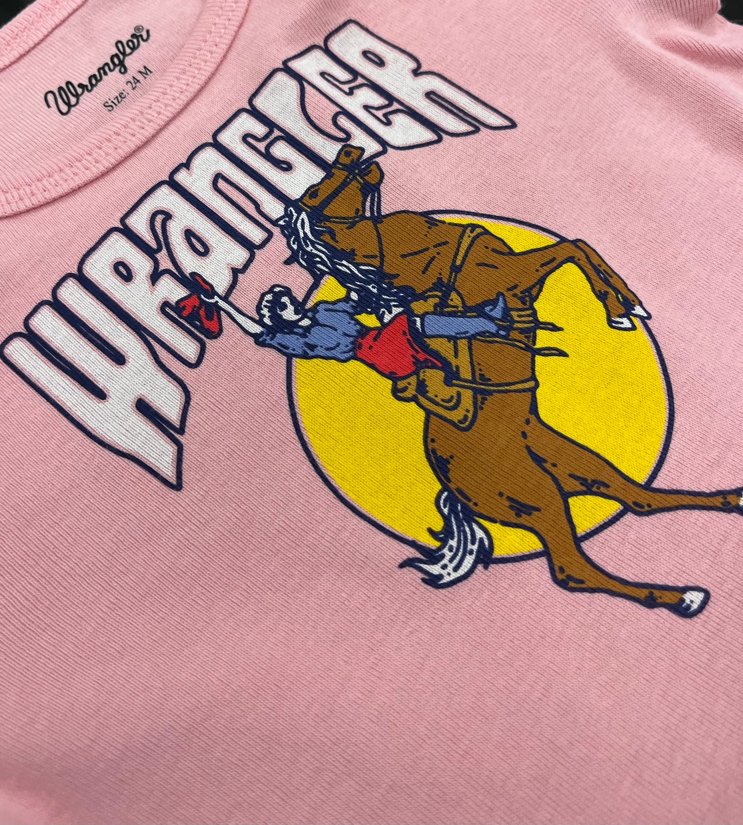 Wrangler Baby Girl Graphic Bodysuit
