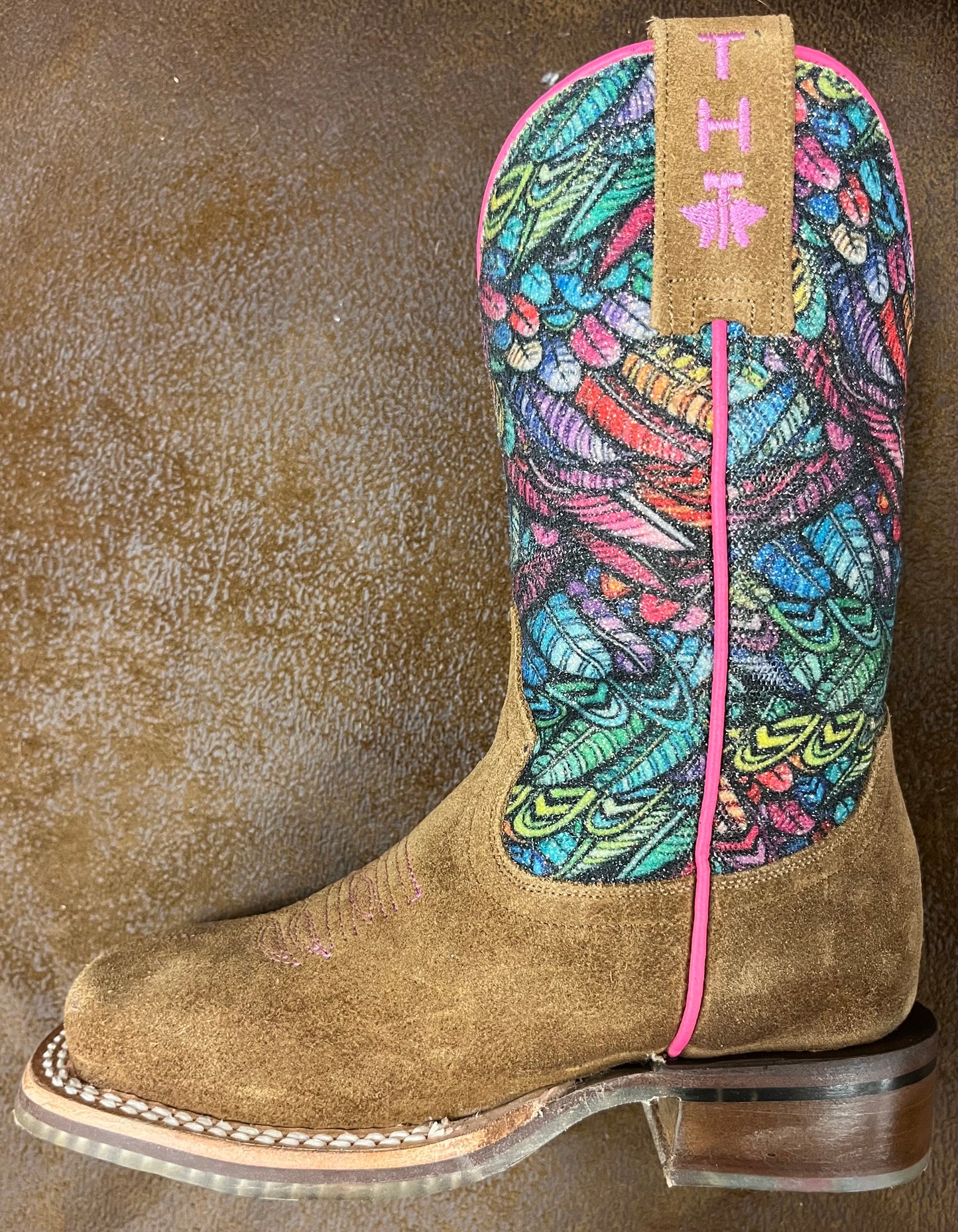 Tin Haul Girl Boots "Feathers"
