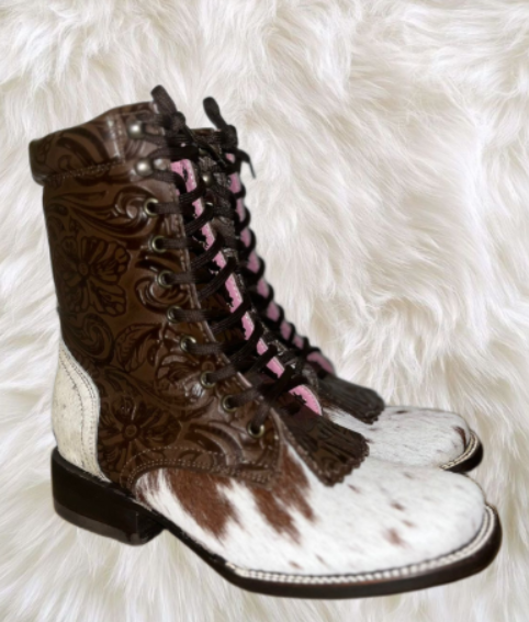 Macarena Cowhide Women Ankle Boot