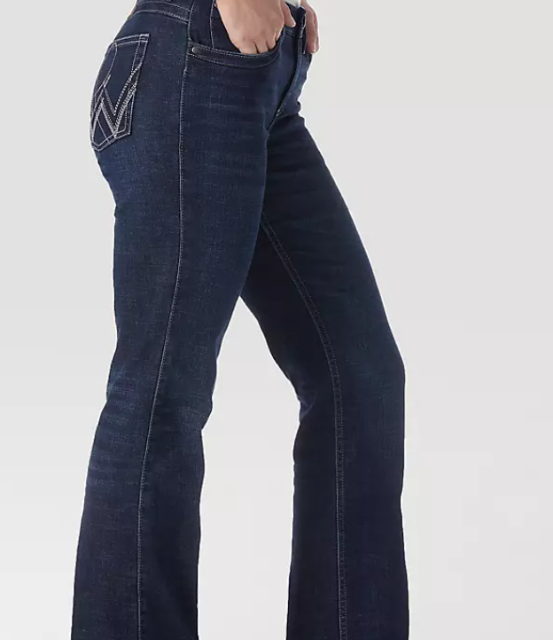 Wmn Q-Baby Mid-Rise Bootcut