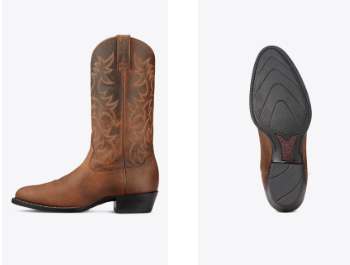 MNS Heritage R Toe Western Boot