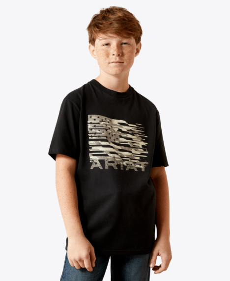 YTH Ariat Freedom Flag T-Shirt