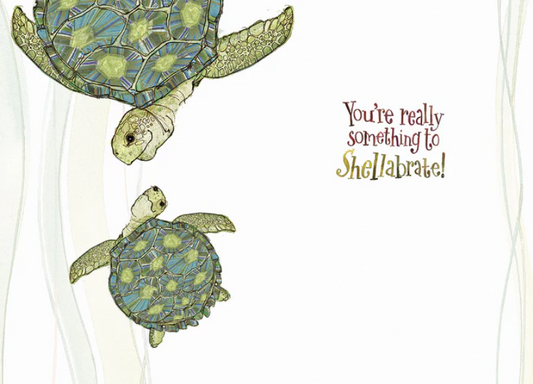 Turtle-y Terrific Cute Mother's Day Greeting Card