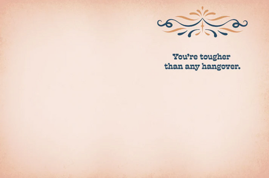 Tequila Might Not Fix Problems Funny Encouragement Card Funny Encouragement Greeting Card