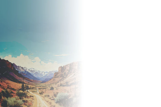 Happy Trails Mountain Road Goodbye Card | Lighthearted Goodbye Greeting Card