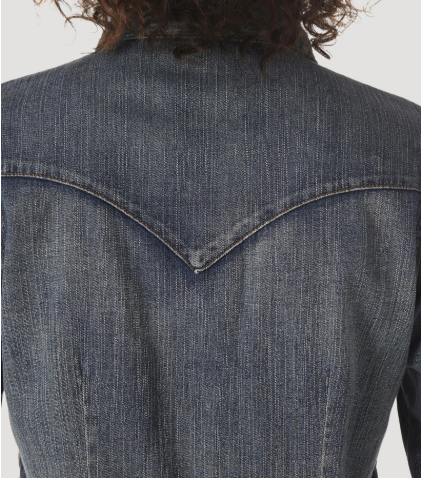 Wrangler Women Western Fashion Top - Denim