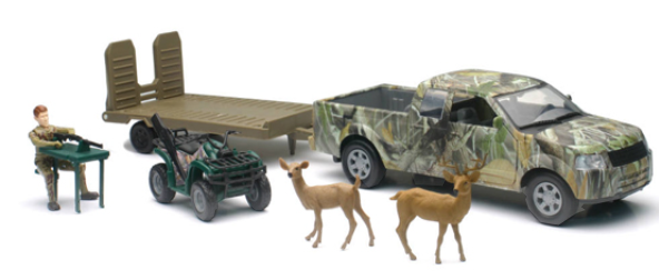 Bigtime Hunter Camo Truck Hunting Play Set