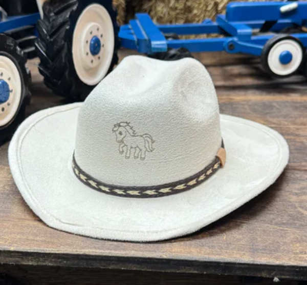 Tombstone Baby suede felt hat