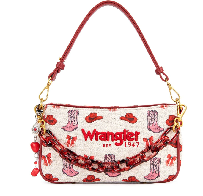 Wrangler Western Print Cowgirl Shoulder Bag