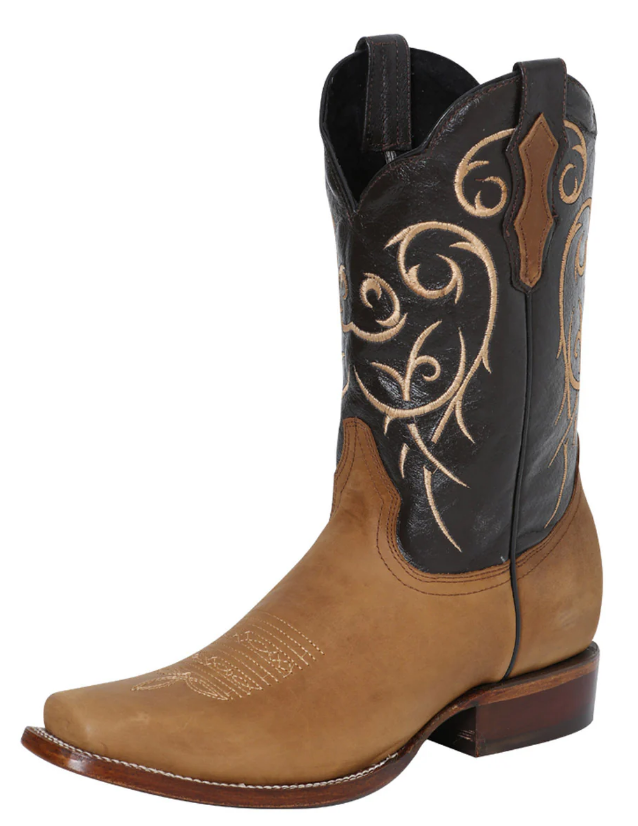 El General Men’s Leather Cowboy Boot Orix
