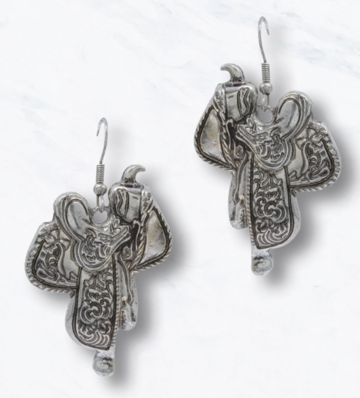 Western Saddle Earrings