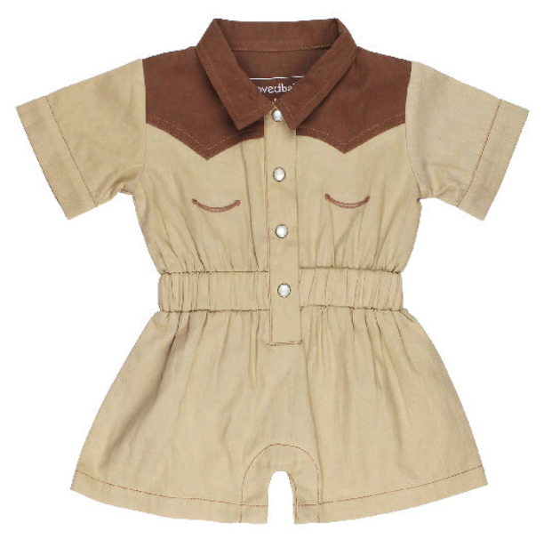 L'ovedbaby Kids' Western Romper