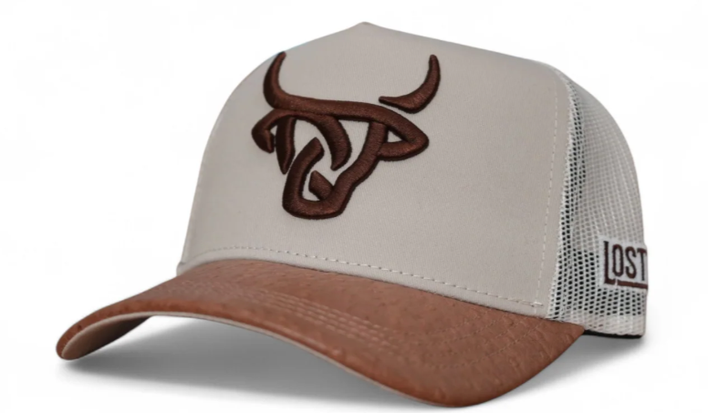 Lost Calf Ostrich A-Frame Men Cap