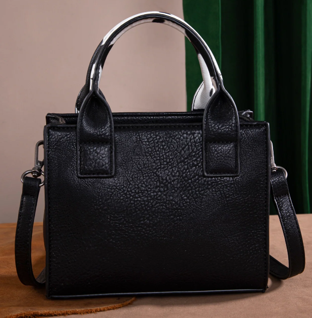 Wrangler Cow Print Concealed Carry Tote/Crossbody