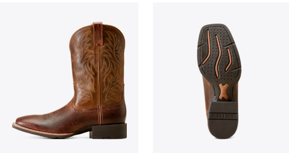 Sport Western Wide Square Toe