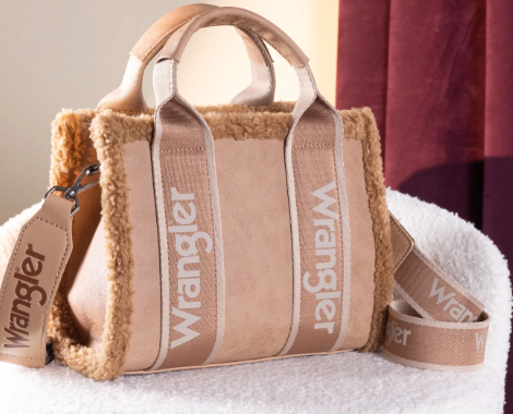 Sherpa Small Canvas Tote/Crossbody - Khaki