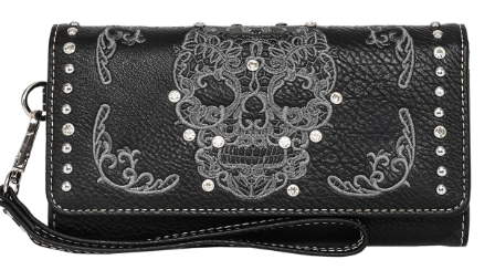 Montana West Sugar Skull Collection Wallet