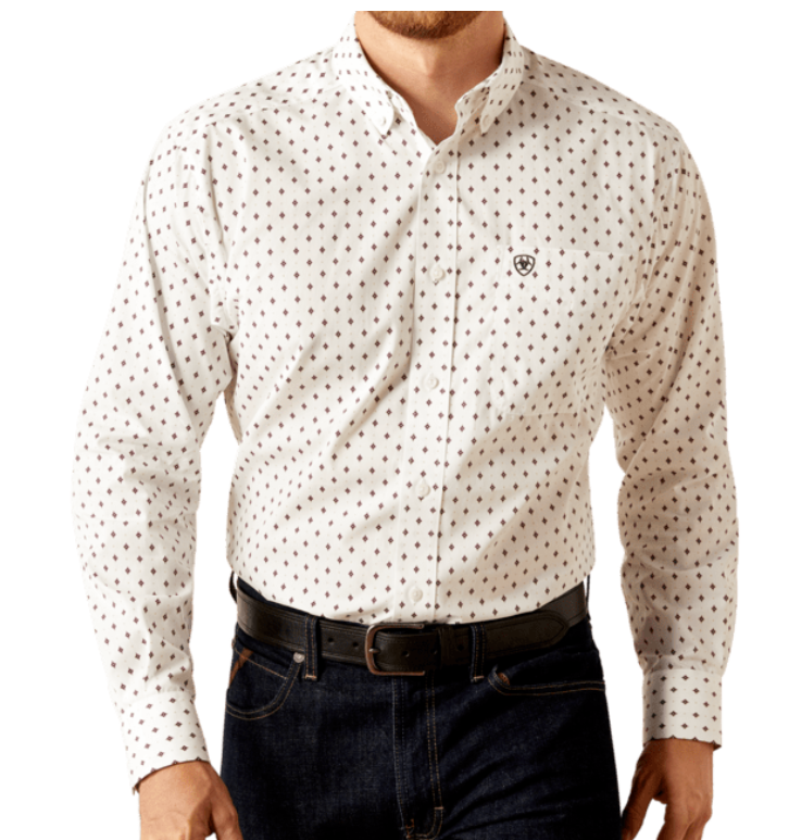 Ariat MNS Wrinkle Free Ross Classic Fit Shirt