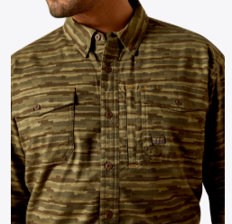 Ariat MNS Rebar Flannel DuraStretch Work Shirt