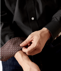 Ariat MNS Wrinkle Free Solid Pinpoint Oxford Classic Fit Shirt