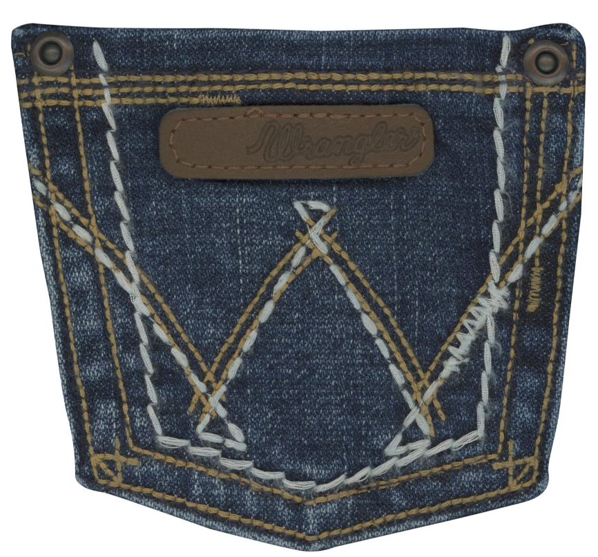 WRG West Girl Retro Boot Med Blue