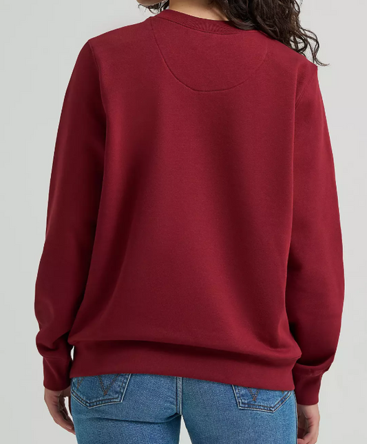 Wrangler Women Crop Crew Logo