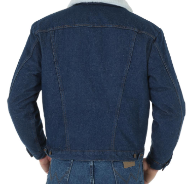 Wrangler Sherpa Denim Men Jacket