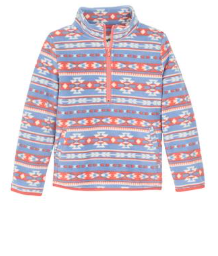 Wrangler Girl's Quarter-Zip Pullover
