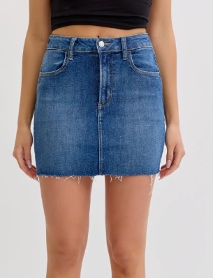 Basic Mid Waisted Mini Skirt