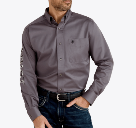 Ariat Men's Team Logo Twill Classic Fit Shirt