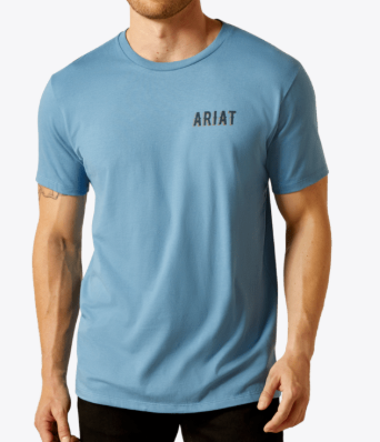 MNS Ariat Blazing Saddle T-Shirt