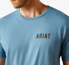 MNS Ariat Blazing Saddle T-Shirt