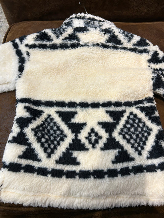 Roper Black/Cream Aztec Jacket Girls