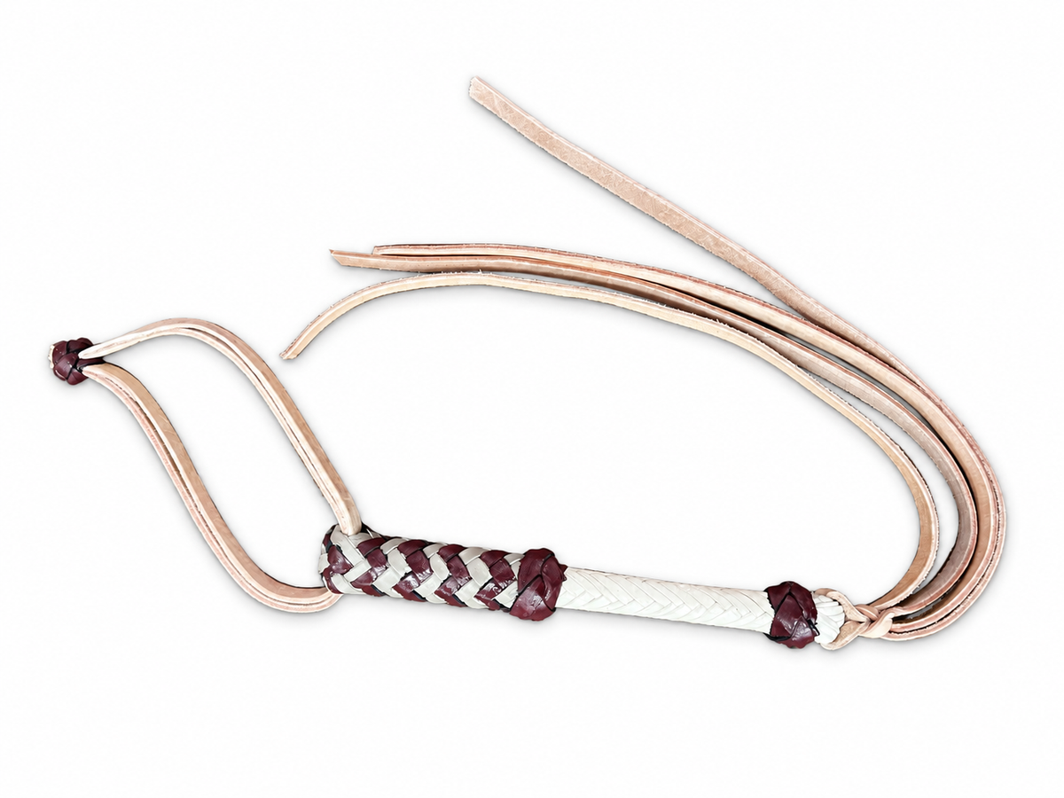 Braided Leather Quirt