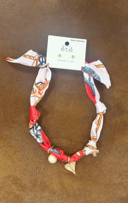 Scarf Charm Necklace